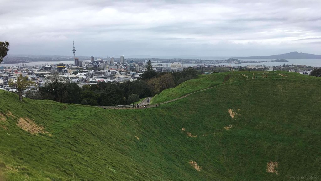 朗伊托托火山岛和奥克兰市区