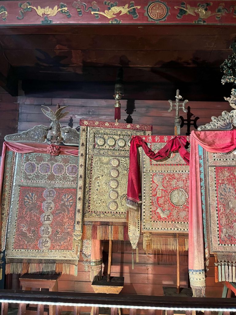 The main hall inside the Joss House