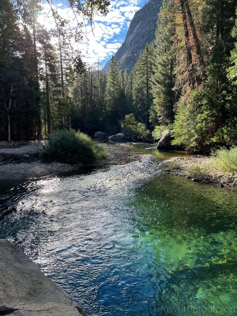 crystal-clear water with vibrant hues